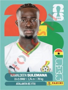 GHA12 Kamaldeen Sulemana – FIFA World Cup 2026 Panini