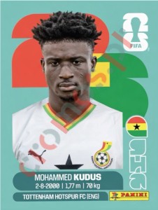 GHA14 Mohammed Kudus – FIFA World Cup 2026 Panini
