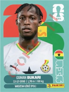 GHA19 Osman Bukari – FIFA World Cup 2026 Panini