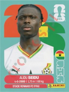 GHA5 Alidu Seidu – FIFA World Cup 2026 Panini