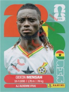 GHA7 Gideon Mensah – FIFA World Cup 2026 Panini