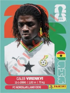GHA8 Caleb Yirenkyi – FIFA World Cup 2026 Panini