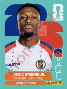 HAI15 Derrick Etienne Jr – FIFA World Cup 2026 Panini