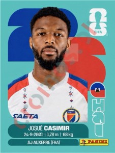 HAI16 Josue Casimir – FIFA World Cup 2026 Panini