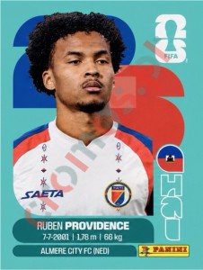 HAI17 Ruben Providence – FIFA World Cup 2026 Panini