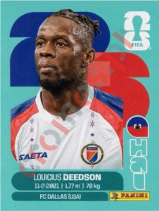 HAI19 Louicius Deedson – FIFA World Cup 2026 Panini