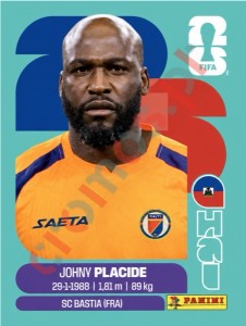 HAI2 Johny Placide – FIFA World Cup 2026 Panini