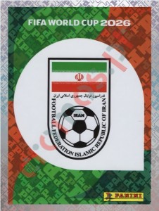 IRN1 Emblem – FIFA World Cup 2026 Panini