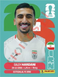 IRN10 Saleh Hardani – FIFA World Cup 2026 Panini