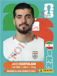 IRN11 Saeed Ezatolahi – FIFA World Cup 2026 Panini