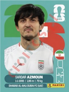 IRN17 Sardar Azmoun – FIFA World Cup 2026 Panini