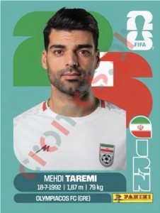 IRN18 Mehdi Taremi – FIFA World Cup 2026 Panini