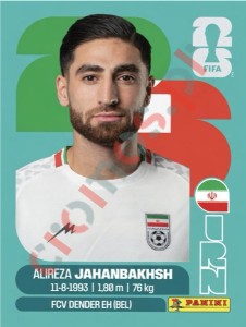 IRN19 Alireza Jahanbakhsh – FIFA World Cup 2026 Panini