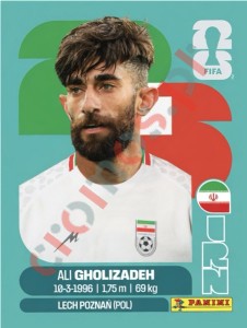 IRN20 Ali Gholizadeh – FIFA World Cup 2026 Panini