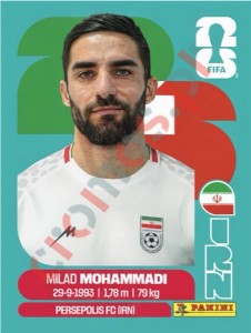IRN5 Milad Mohammadi – FIFA World Cup 2026 Panini