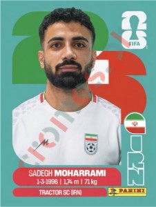 IRN9 Sadegh Moharrami – FIFA World Cup 2026 Panini