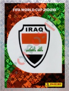 IRQ1 Emblem – FIFA World Cup 2026 Panini