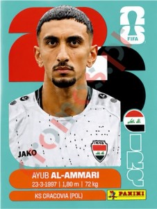 IRQ10 Ayub Al-Ammari – FIFA World Cup 2026 Panini