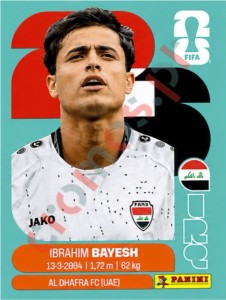 IRQ11 Ibrahim Bavesh – FIFA World Cup 2026 Panini
