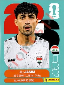 IRQ12 Ali Jasim – FIFA World Cup 2026 Panini