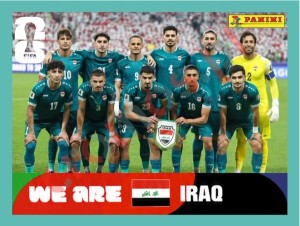 IRQ13 Team Photo – FIFA World Cup 2026 Panini
