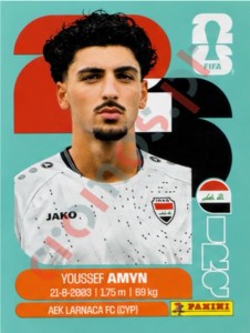 IRQ14 Youssef Amyn – FIFA World Cup 2026 Panini