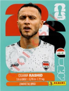 IRQ17 Osama Rashid – FIFA World Cup 2026 Panini