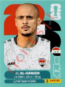 IRQ18 Ali Al-Hamadi – FIFA World Cup 2026 Panini