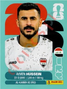 IRQ19 Aymen Hussein – FIFA World Cup 2026 Panini