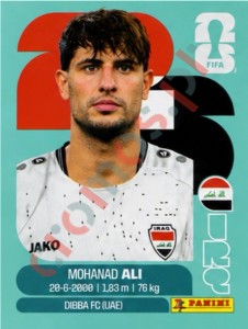 IRQ20 Mohanad Ali – FIFA World Cup 2026 Panini