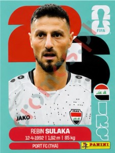 IRQ3 Rebin Sulaka – FIFA World Cup 2026 Panini