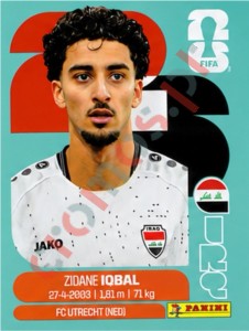 IRQ9 Zidane Iqbal – FIFA World Cup 2026 Panini