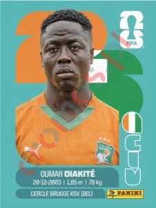 CIV20 Oumar Diakite – FIFA World Cup 2026 Panini