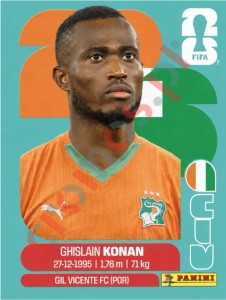 CIV3 Ghislain Konan – FIFA World Cup 2026 Panini