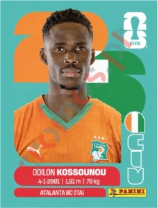 CIV5 Odilon Kossounou – FIFA World Cup 2026 Panini