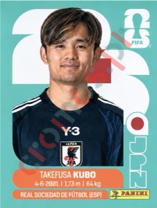 JPN12 Takefusa Kubo – FIFA World Cup 2026 Panini