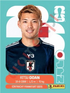 JPN14 Ritsu Doan – FIFA World Cup 2026 Panini