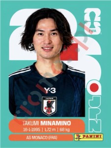 JPN16 Takumi Minamino – FIFA World Cup 2026 Panini