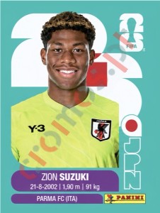 JPN2 Zion Suzuki – FIFA World Cup 2026 Panini