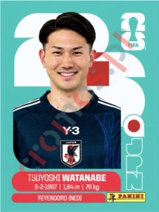 JPN7 Tsuyoshi Watanabe – FIFA World Cup 2026 Panini
