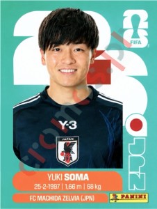 JPN9 Yuki Soma – FIFA World Cup 2026 Panini