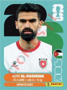 JOR10 Nizar Al-Rashdan – FIFA World Cup 2026 Panini