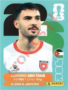 JOR12 Mohannad Abu Taha – FIFA World Cup 2026 Panini