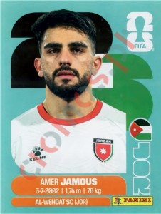JOR14 Amer Jamous – FIFA World Cup 2026 Panini