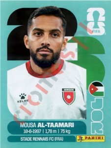 JOR15 Musa Al-Taamari – FIFA World Cup 2026 Panini