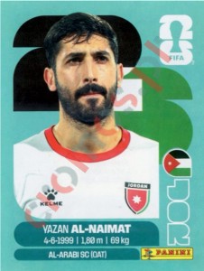 JOR16 Yazan Al-Naimat – FIFA World Cup 2026 Panini