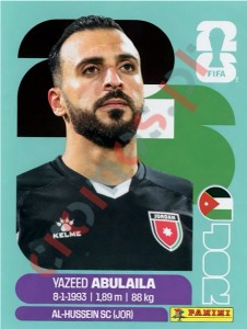JOR2 Yazeed Abulaila – FIFA World Cup 2026 Panini