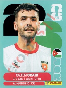 JOR7 Saleem Obaid – FIFA World Cup 2026 Panini
