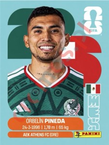 MEX11 Orbelin Pineda – FIFA World Cup 2026 Panini