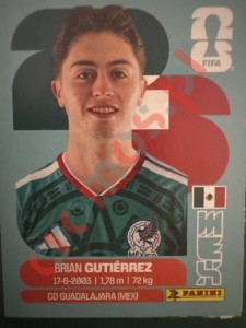 MEX14x Brian Gutiérrez – FIFA World Cup 2026 Panini